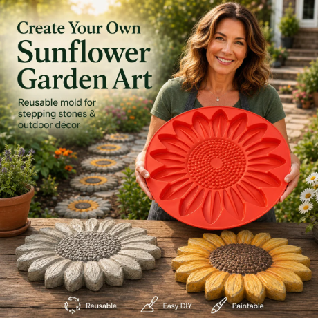 🔥2026 New Arrivals💥Garden Art Stepping Stone Mold