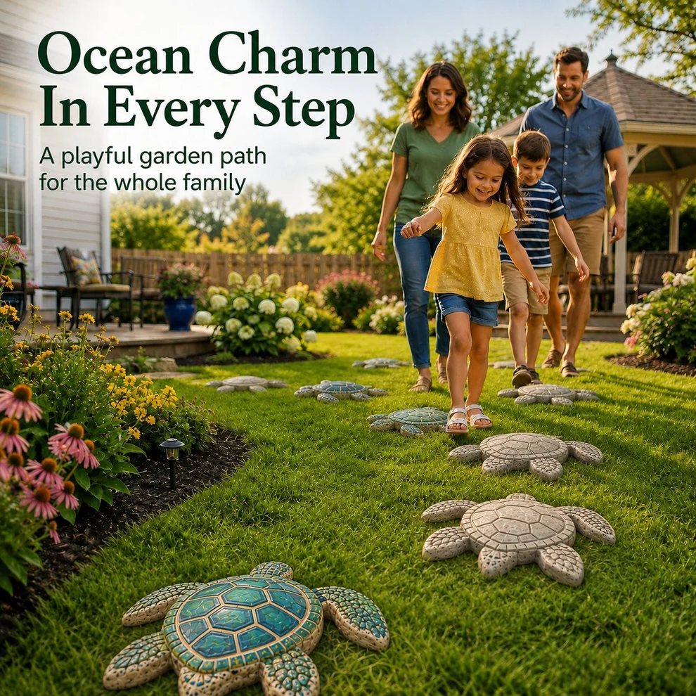 đĽ LAST DAY 49% OFF - đ Reusable Ocean Theme Garden Art Mold â Make Your Garden Truly One of a Kind