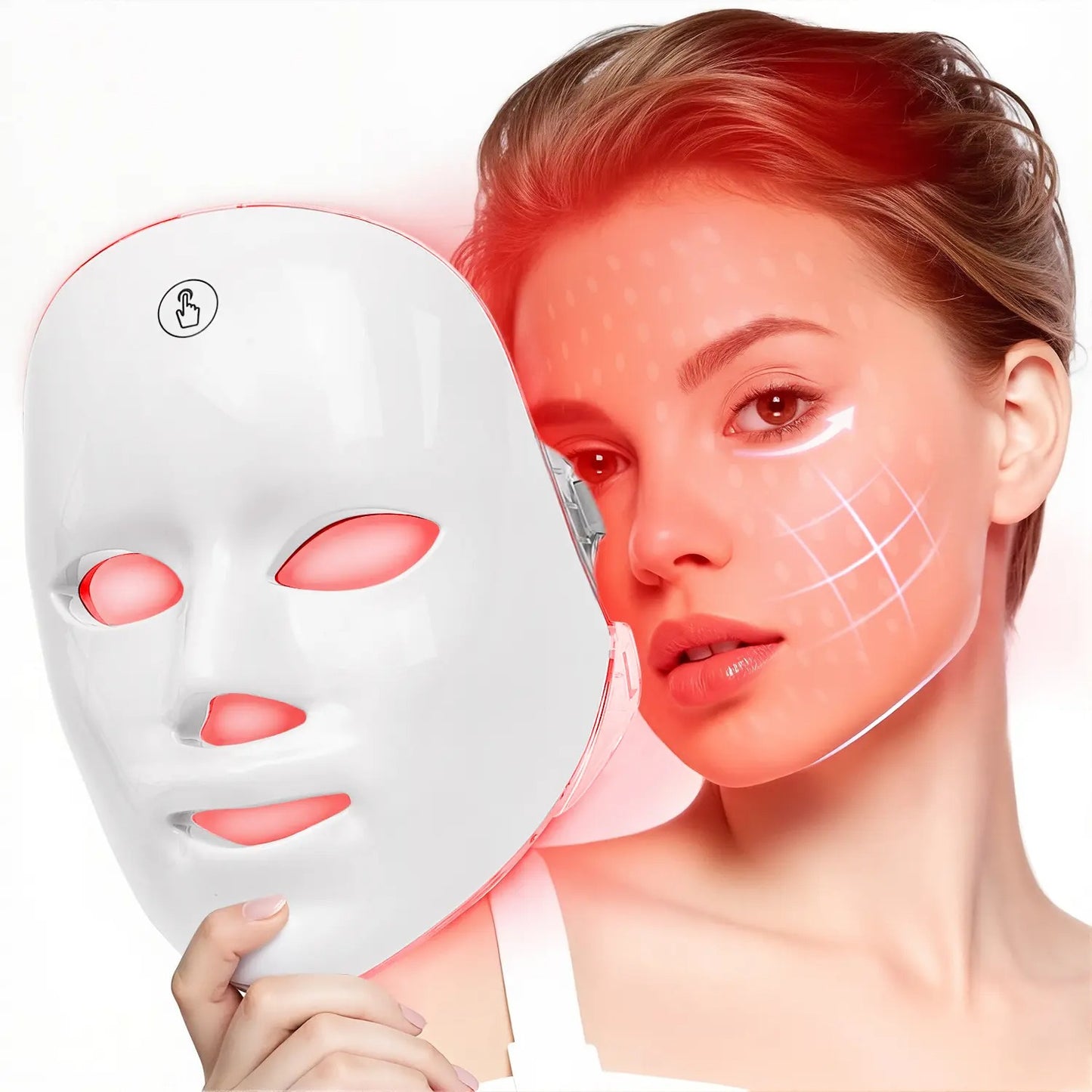 Neravio™ 7-1 Colors LED Light Therapy Mask for Face