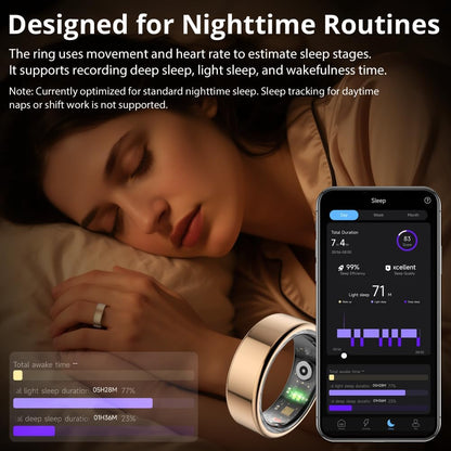 Neravio™ Smart Ring 2026 (Upgraded) for Men and Women