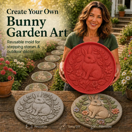 🔥2026 New Arrivals💥Garden Art Stepping Stone Mold