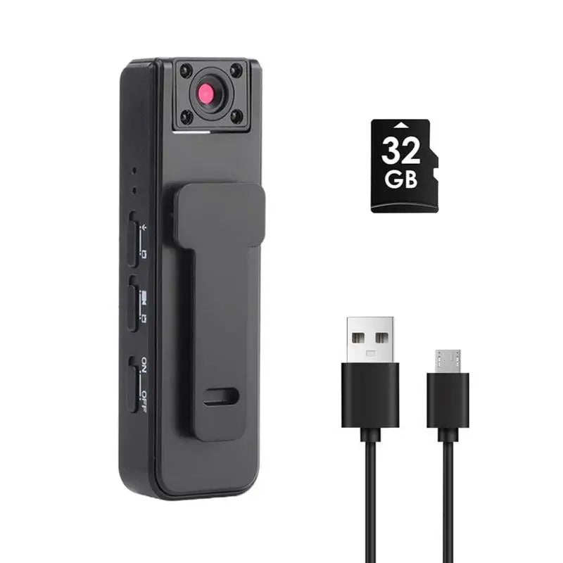 Neravio™ ClipCam Pro – Mini 1080P Wearable Camera