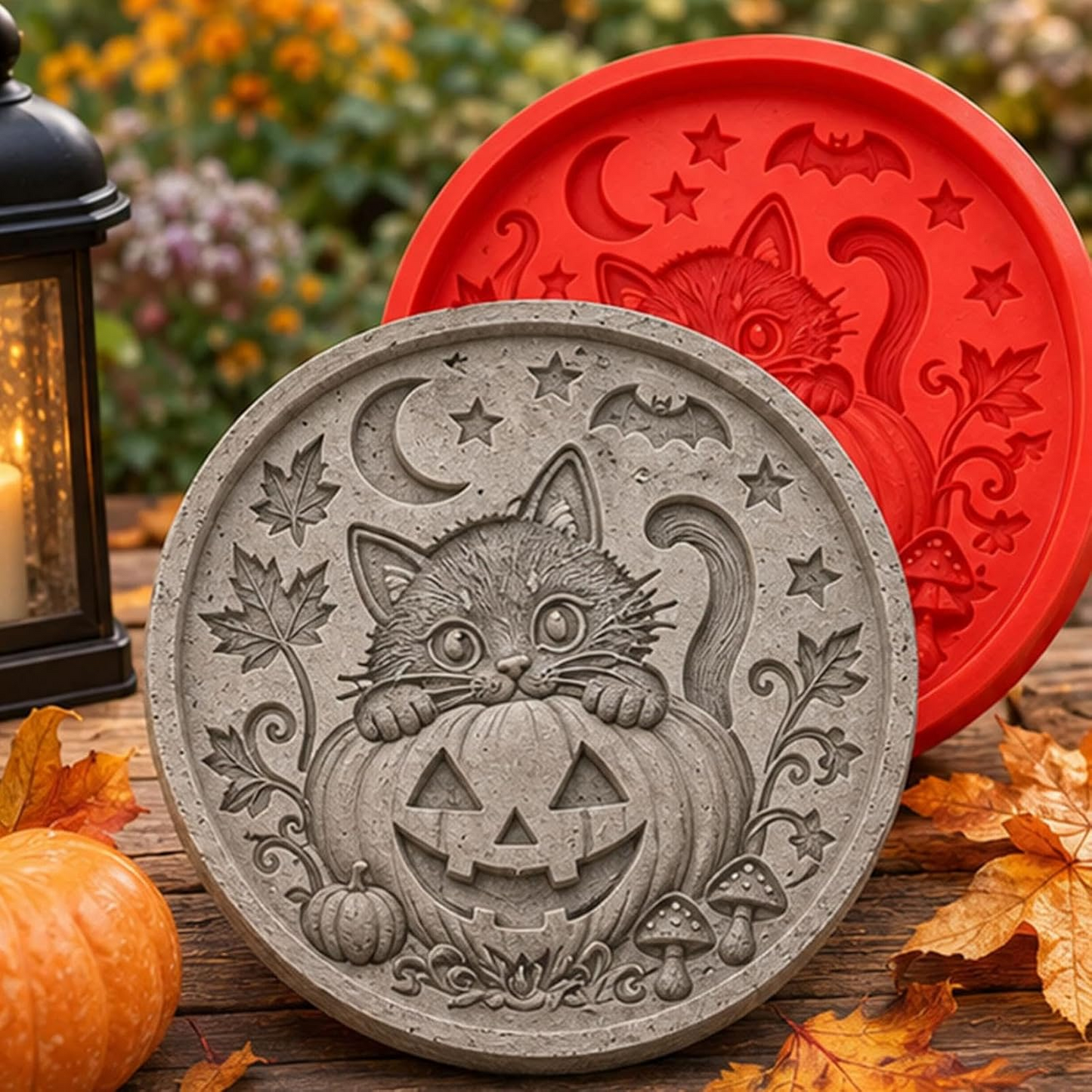 🔥2026 New Arrivals💥 Reusable Silicone Stepping Stone Mold for Halloween DIY Garden Pathway
