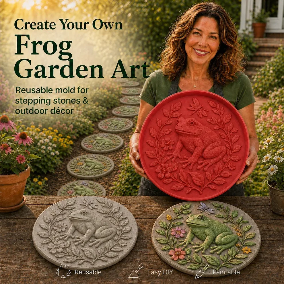 🔥2026 New Arrivals💥Garden Art Stepping Stone Mold