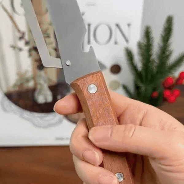 Stainless Peeler , High-Grade Durability, Clean, Precision Peeling + Bottle Opener