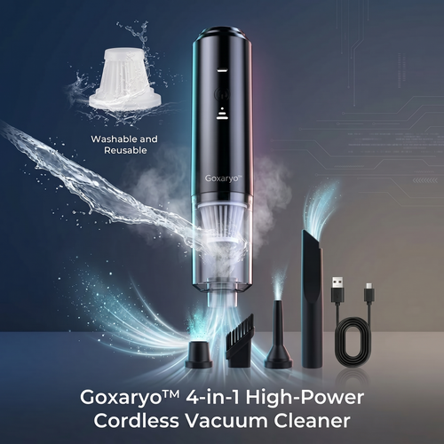Neravio™ 2026 New 4 in 1 High Power Cordless Vacuum Cleaner