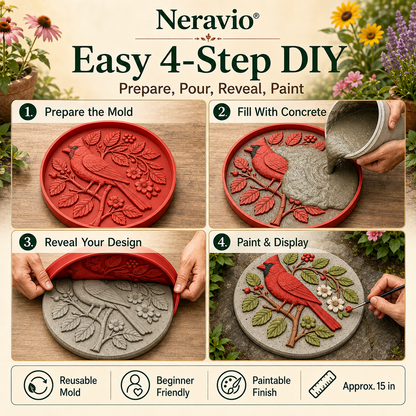 🔥2026 New Arrivals💥Garden Art Stepping Stone Mold