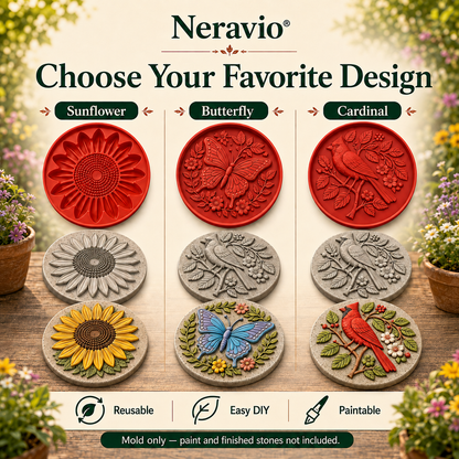 🔥2026 New Arrivals💥Garden Art Stepping Stone Mold