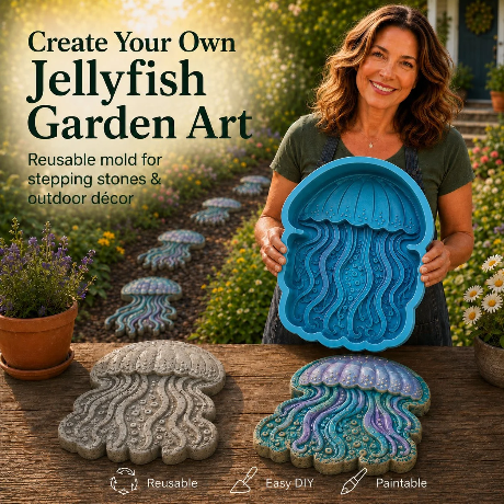 💥 LAST DAY 55% OFF - 🌊 Reusable Ocean Theme Garden Art Mold – Make Your Garden Truly One of a Kind