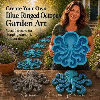 💥 LAST DAY 55% OFF - 🌊 Reusable Ocean Theme Garden Art Mold – Make Your Garden Truly One of a Kind