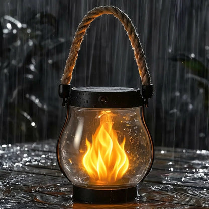 Neravio™ 🔥Last Chance Before They're Gone! Solar Flame Lanterns – No Wiring, Auto-On at Dusk!