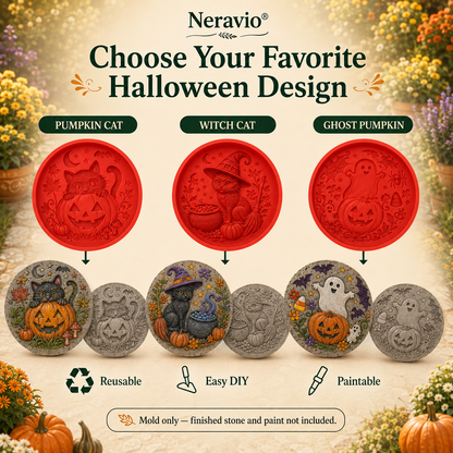 🔥2026 New Arrivals💥 Reusable Silicone Stepping Stone Mold for Halloween DIY Garden Pathway