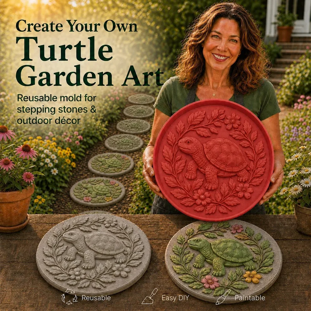 🔥2026 New Arrivals💥Garden Art Stepping Stone Mold