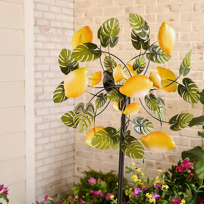 Neravio™ ☀️🌀 Outdoors Wind Spinners with Decorative Flowers 🌸(Includes bracket)