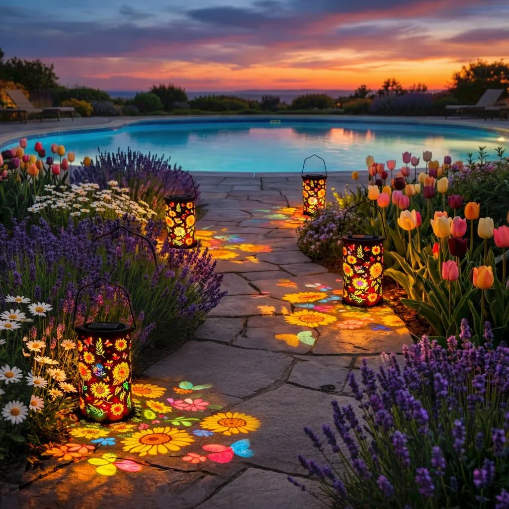 Neravio™ 🌟 Last Day Promotion 🎁 Sunflower Solar Garden Lantern 🌞
