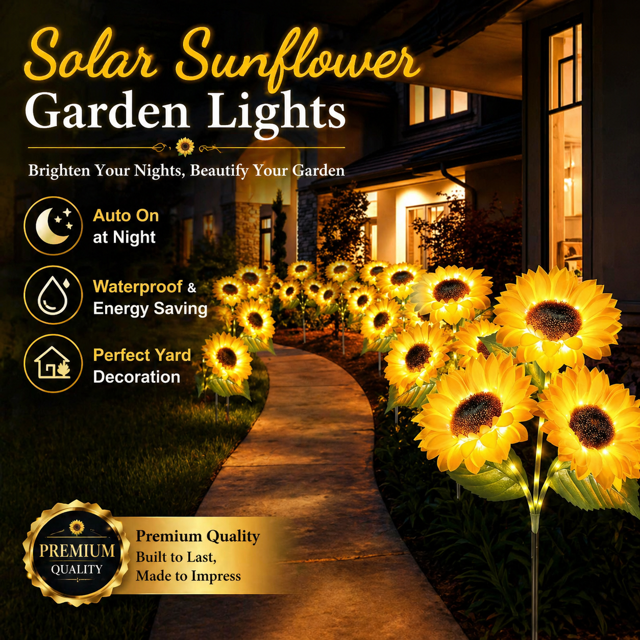 Neravio™ 🌻Solar Sunflower Lights🌞