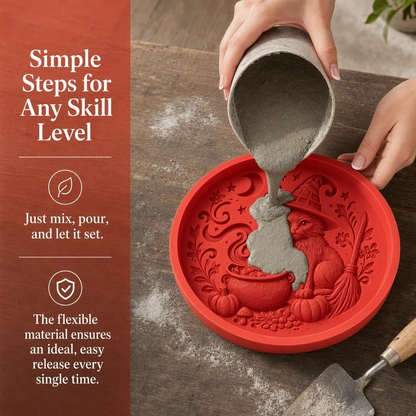 🔥2026 New Arrivals💥 Reusable Silicone Stepping Stone Mold for Halloween DIY Garden Pathway