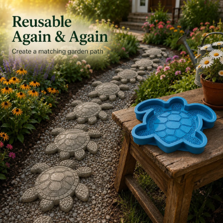 💥 LAST DAY 55% OFF - 🌊 Reusable Ocean Theme Garden Art Mold – Make Your Garden Truly One of a Kind