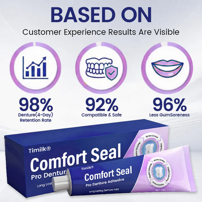 🔥 LIMITED SPECIAL OFFER 🔥 Timilk® Comfort Seal Pro Denture Adhesive🦷