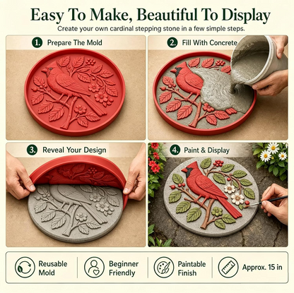 🔥2026 New Arrivals💥Garden Art Stepping Stone Mold
