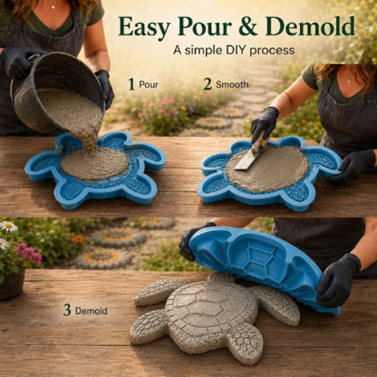 💥 LAST DAY 55% OFF - 🌊 Reusable Ocean Theme Garden Art Mold – Make Your Garden Truly One of a Kind