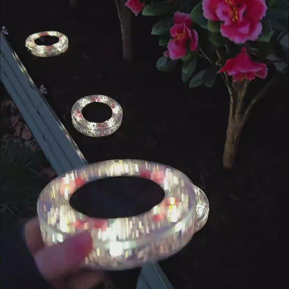 Neravio™ Solar Mosaic Disk Garden Lights