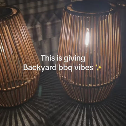 Neravio™🌙 Rattan Solar Lantern 🔥