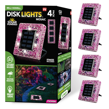 Neravio™ Solar Mosaic Disk Garden Lights