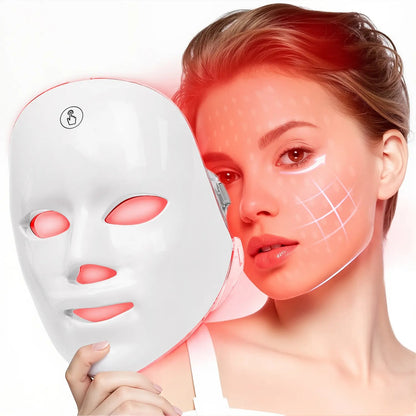 Neravio™ 7-1 Colors LED Light Therapy Mask for Face
