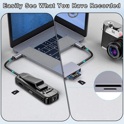 Neravio™ ClipCam Pro – Mini 1080P Wearable Camera