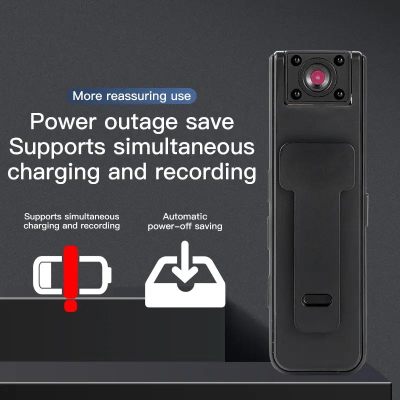 Neravio™ ClipCam Pro – Mini 1080P Wearable Camera