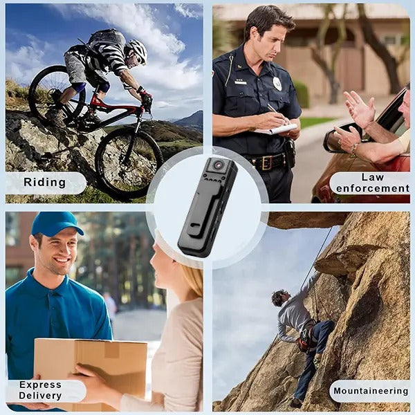 Neravio™ ClipCam Pro – Mini 1080P Wearable Camera